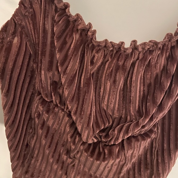 Shein Tank Shiny Textured sz Small 4 - Picture 7 of 8